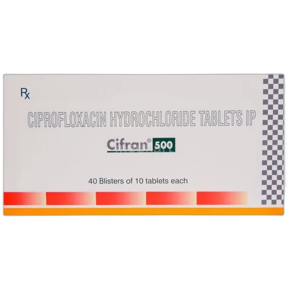 cifran 500mg tablet 10's